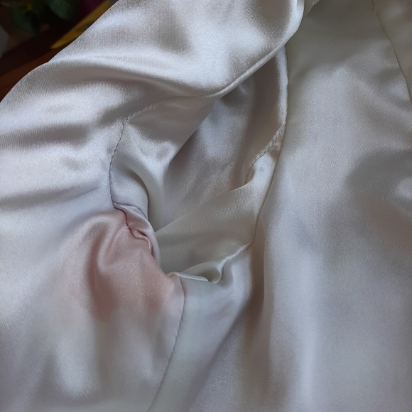 Pink and white houndstooth lined pea coat - Picture 10 of 11